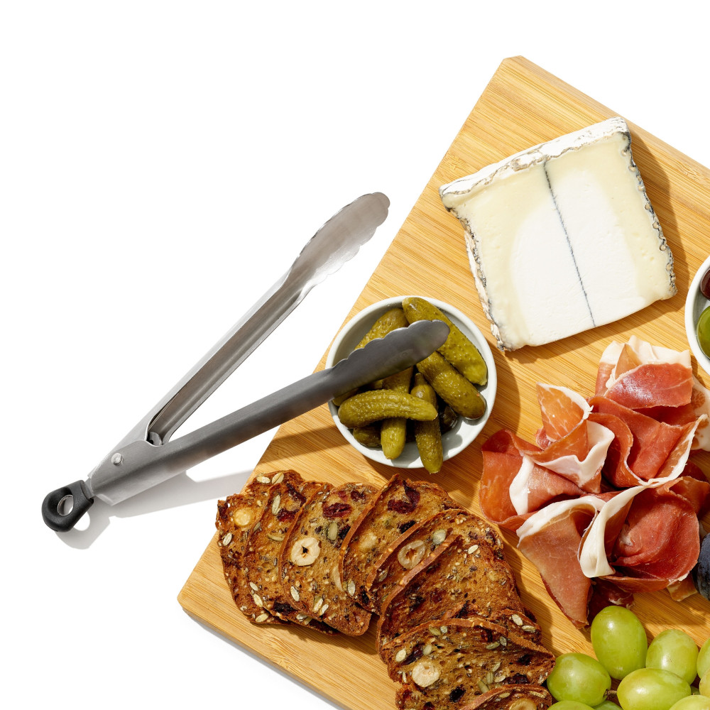 Lot de 2 pinces de service acier 18 et 22 cm - oxo