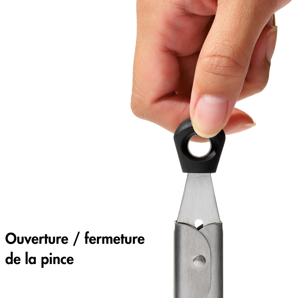 Lot de 2 pinces de service acier 18 et 22 cm - oxo