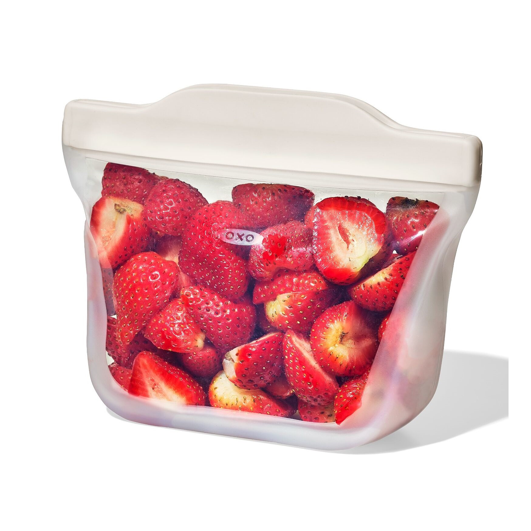 Pochette rigide à en-cas en silicone réutilisable 350 ml - oxo