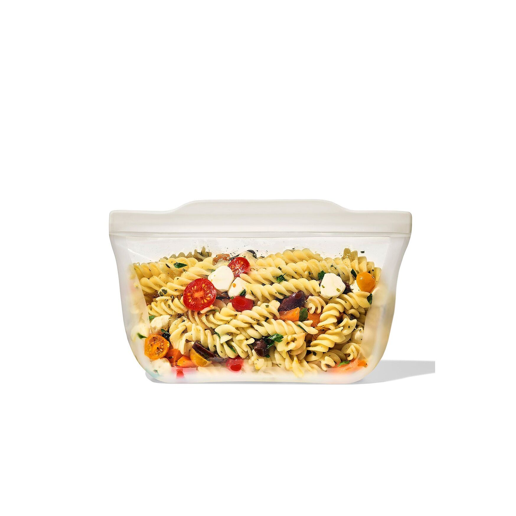 Pochette rigide à en-cas en silicone réutilisable 940 ml - oxo