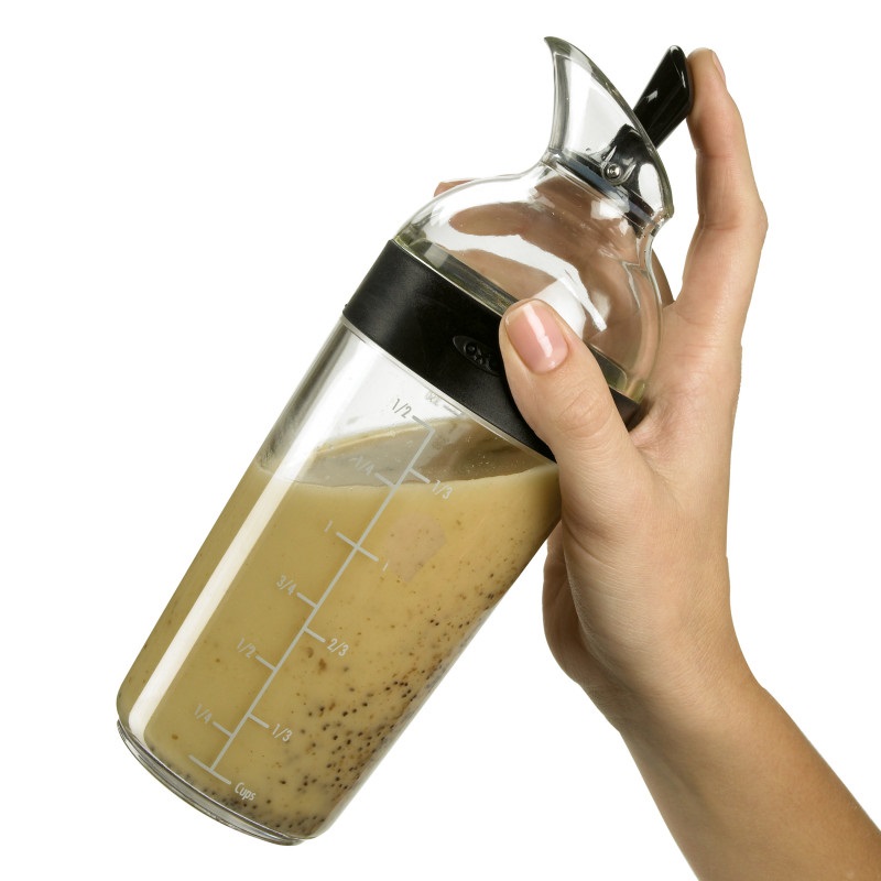 Shaker à vinaigrette 350 ml noir - oxo