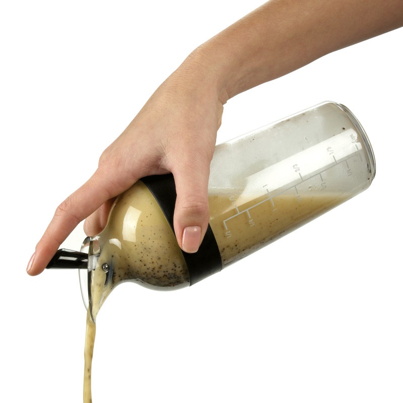 Shaker à vinaigrette 350 ml noir - oxo