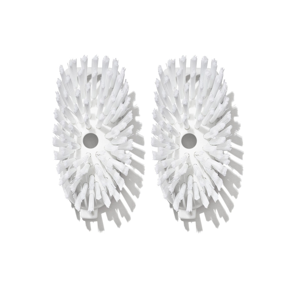Set de 2 brosses de rechange pour brosse distrib. savon - oxo