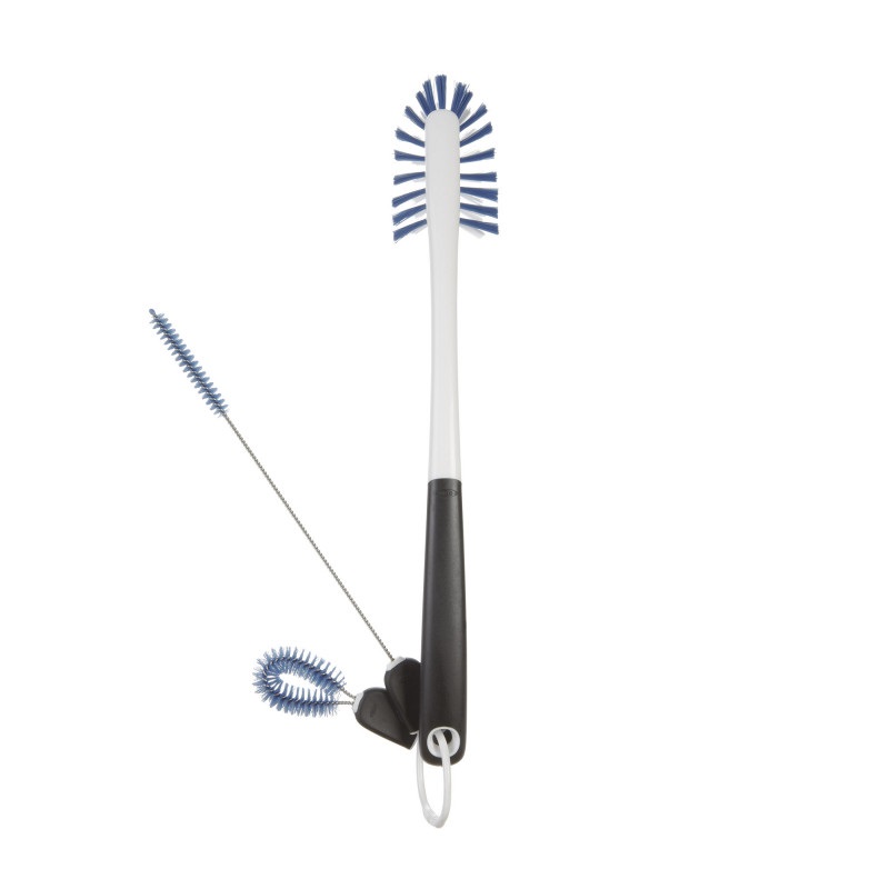 Brosse de nettoyage pour bouteilles 3 en 1 - oxo