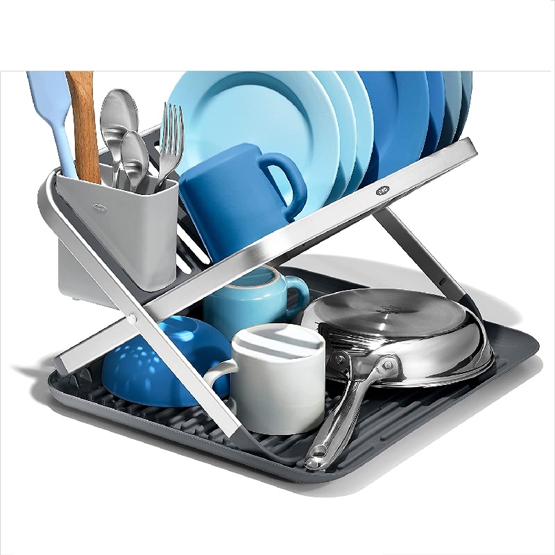 Egouttoir a vaisselle pliable multi position - oxo