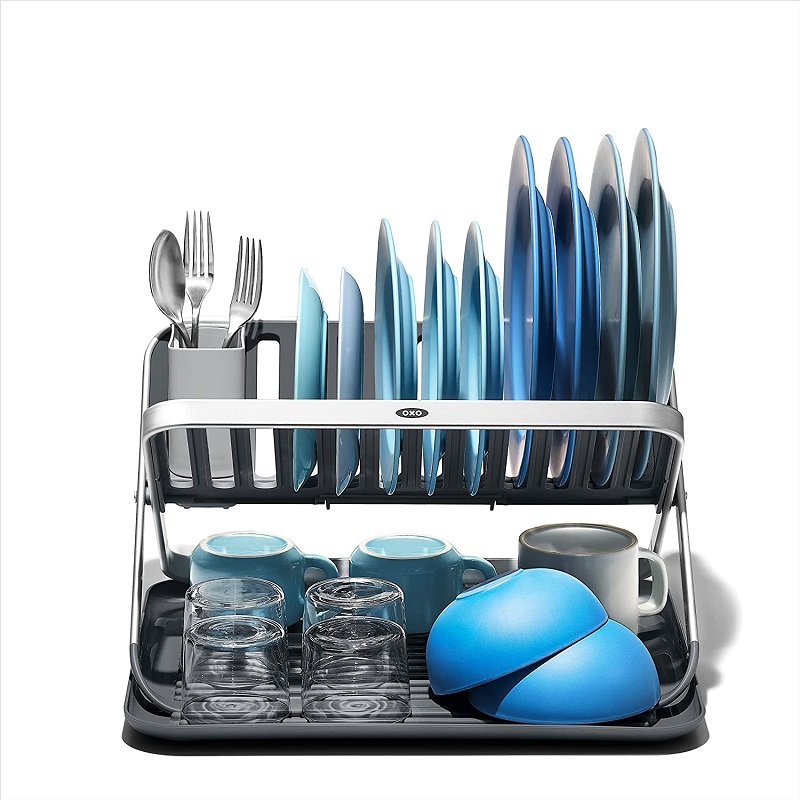 Egouttoir a vaisselle pliable multi position - oxo