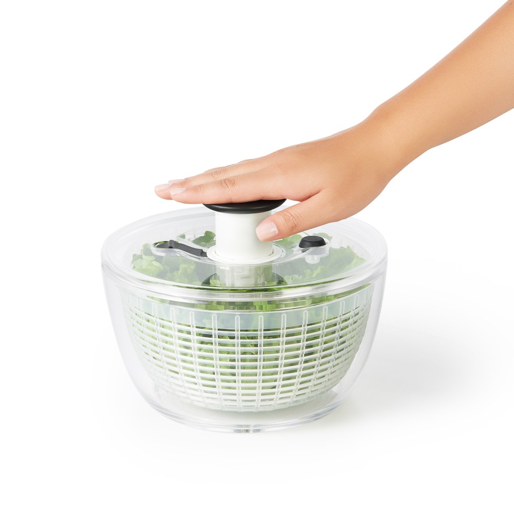 Essoreuse à salade transparente ø21 cm - oxo