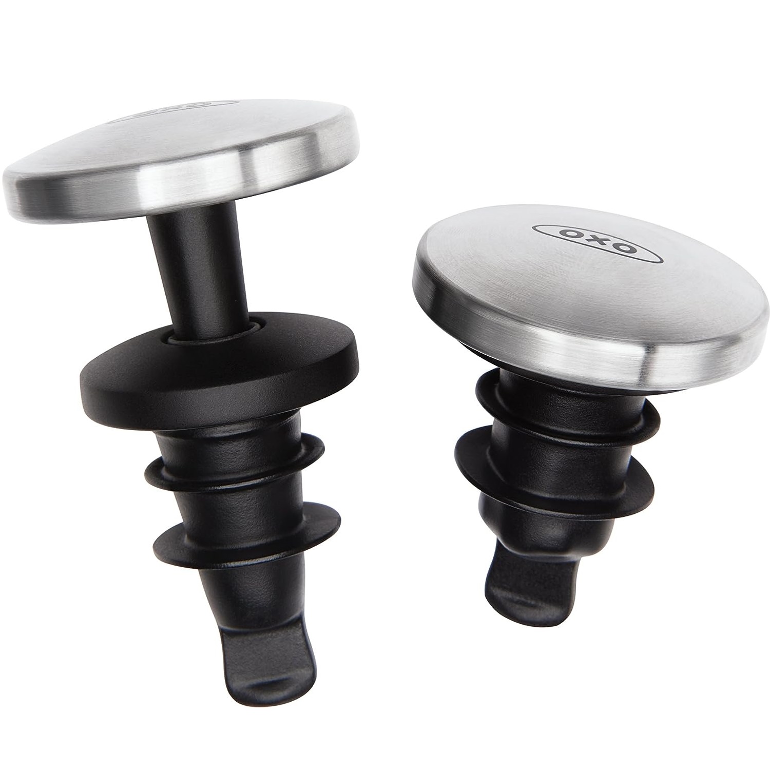 Set de 2 bouchons de conservation hermétiques pour le vin - oxo