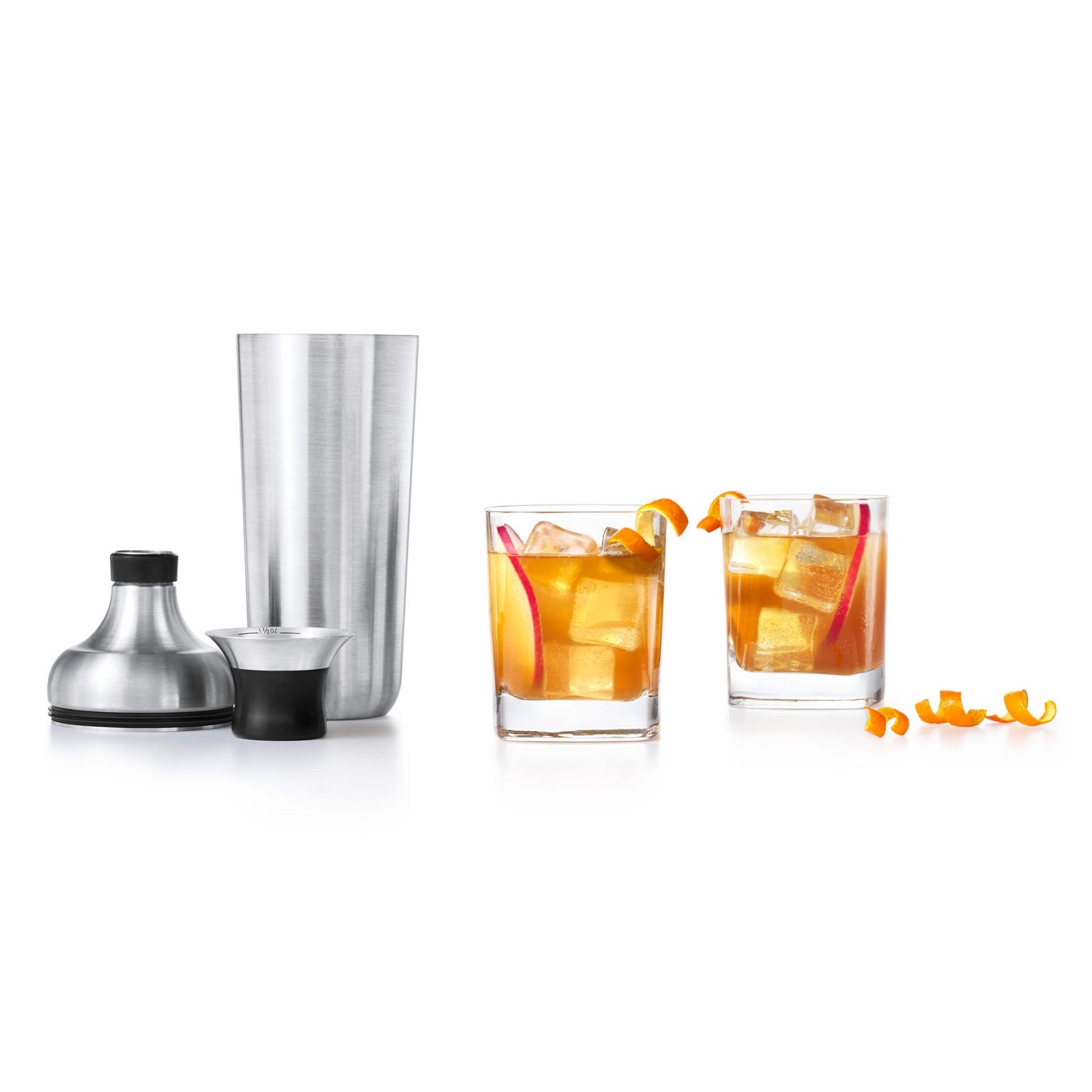 Shaker à cocktail à paroi simple en inox - oxo