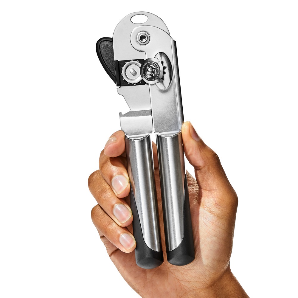 Ouvre boites décapsuleur en inox - oxo