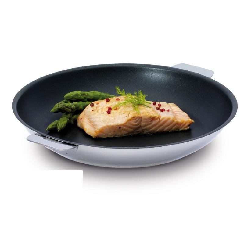 Poele anti-adherente 30 cm mutine amovible finition exceliss - cristel