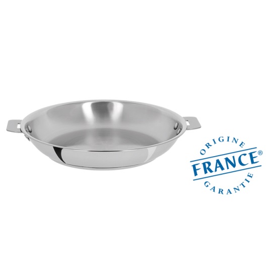 Poele en inox 32 cm casteline amovible multiply - cristel