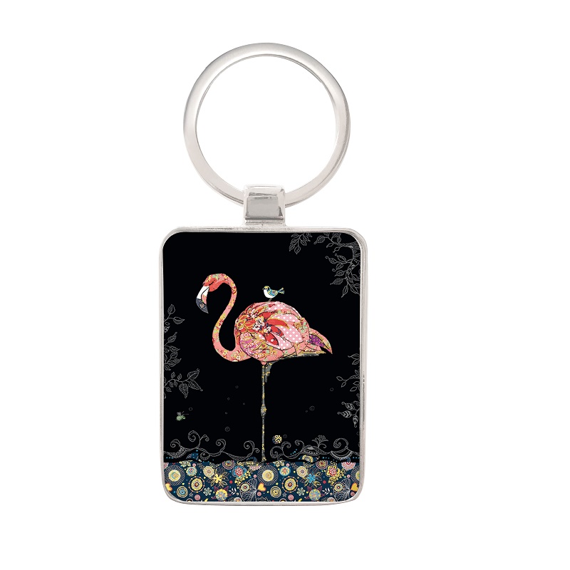 Porte cles bug art jewels flamant - kiub