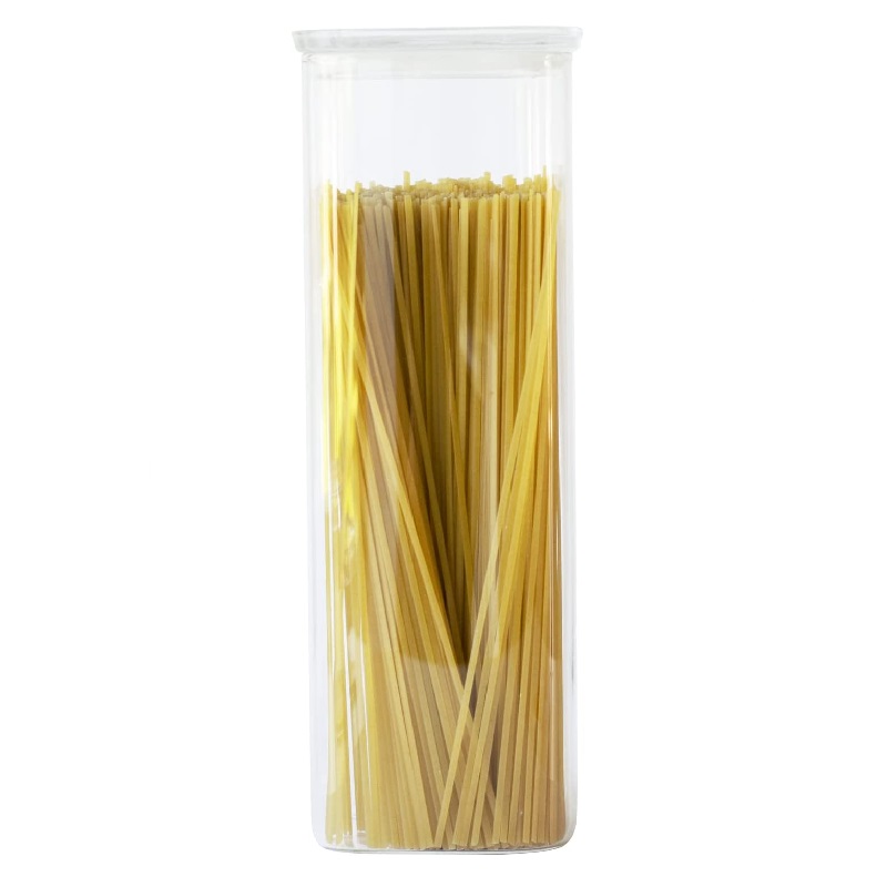 Boite de conservation en verre avec couvercle en verre 2,2l - pebbly