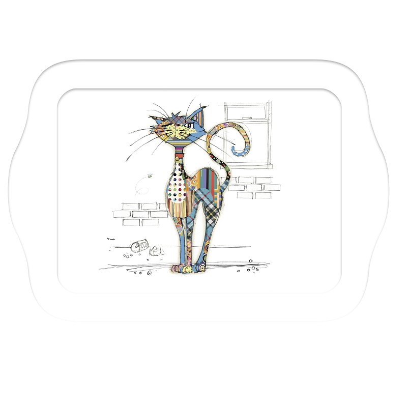 Petit plateau de service individuel bug art kook chat - kiub