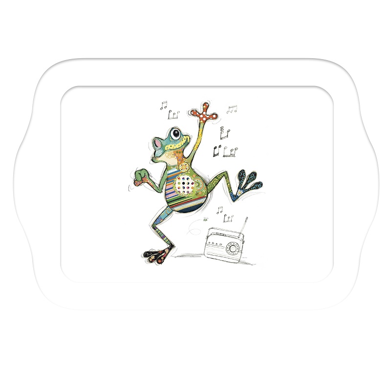 Petit plateau de service individuel bug art kook grenouille - kiub