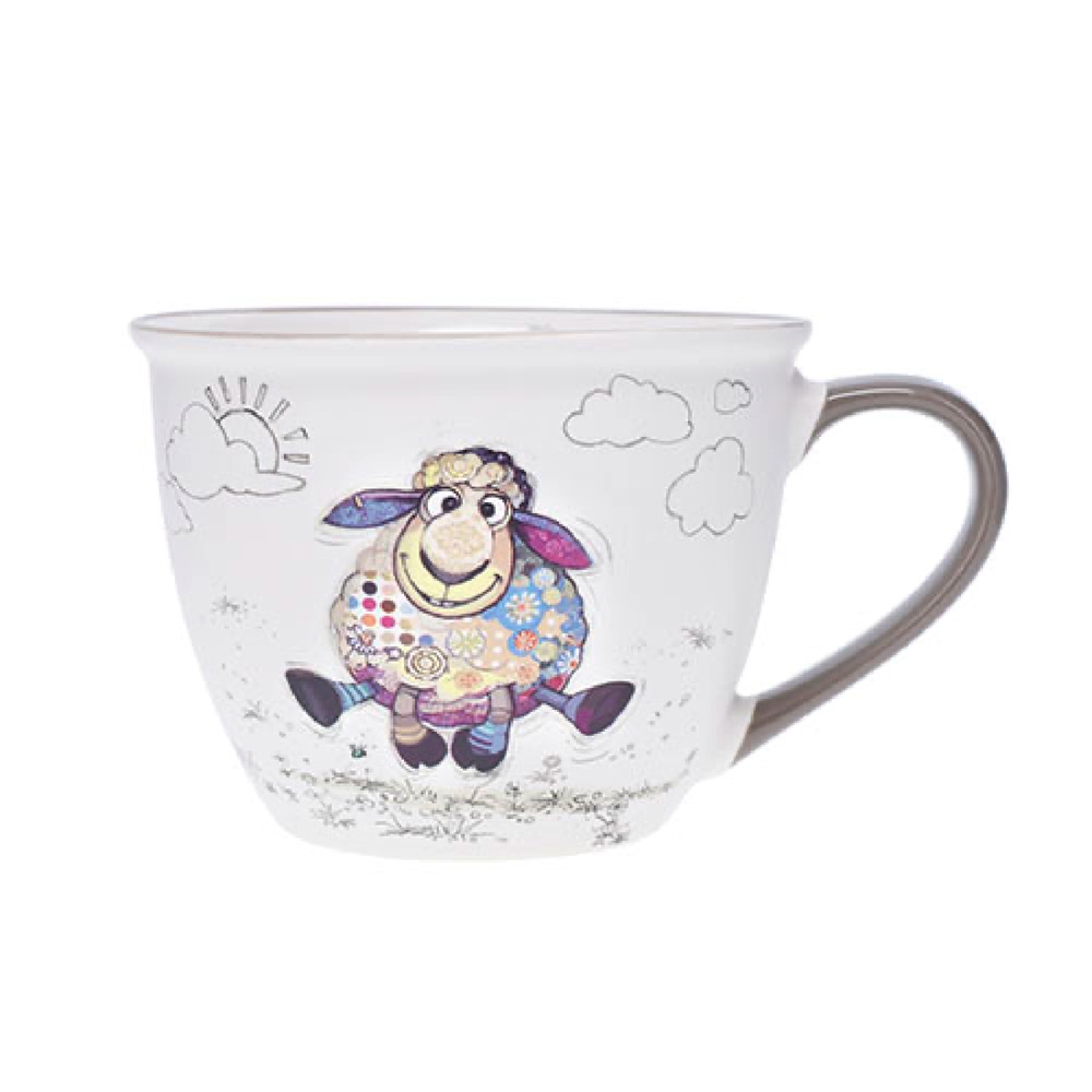 Tasse déjeuner à anse 550ml kook mouton - kiub