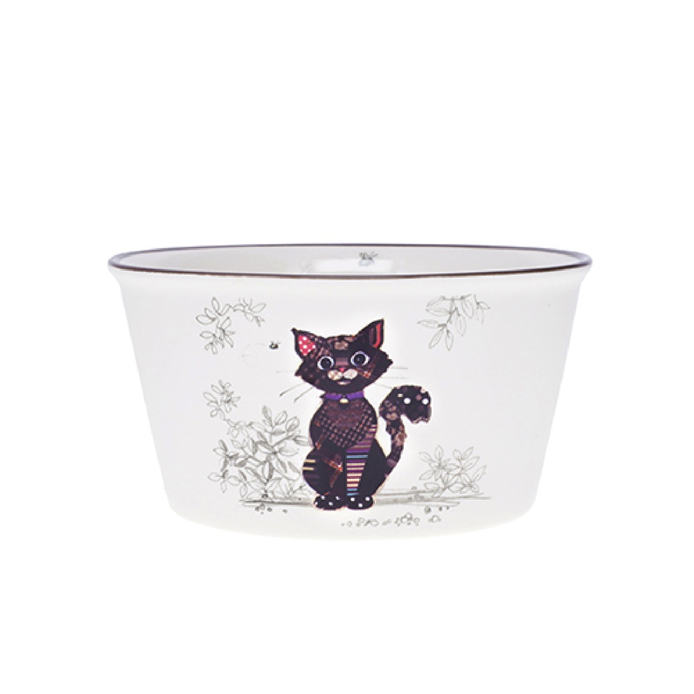 Bol à céréales ø12,5 cm - kook chat noir - kiub