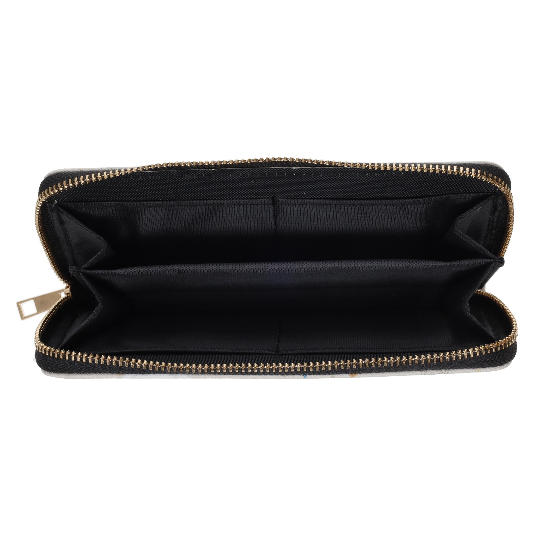 Porte monnaie carré zippé bug art couple de chats - kiub