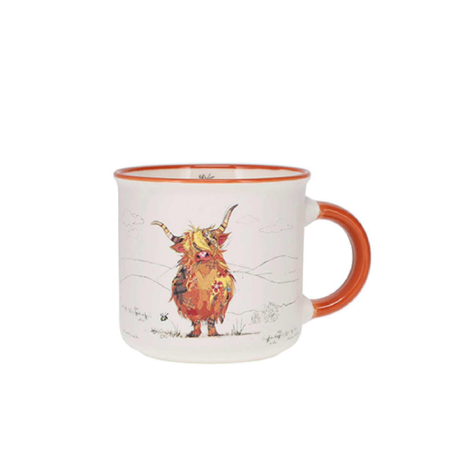 Mug timbale expresso 125 ml kook vache écossaise - kiub