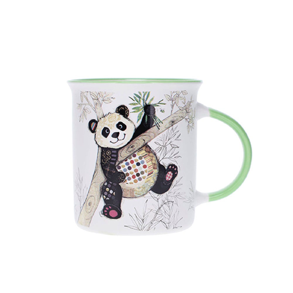 Mug timbale en porcelaine boite cadeau 32cl kook panda - kiub
