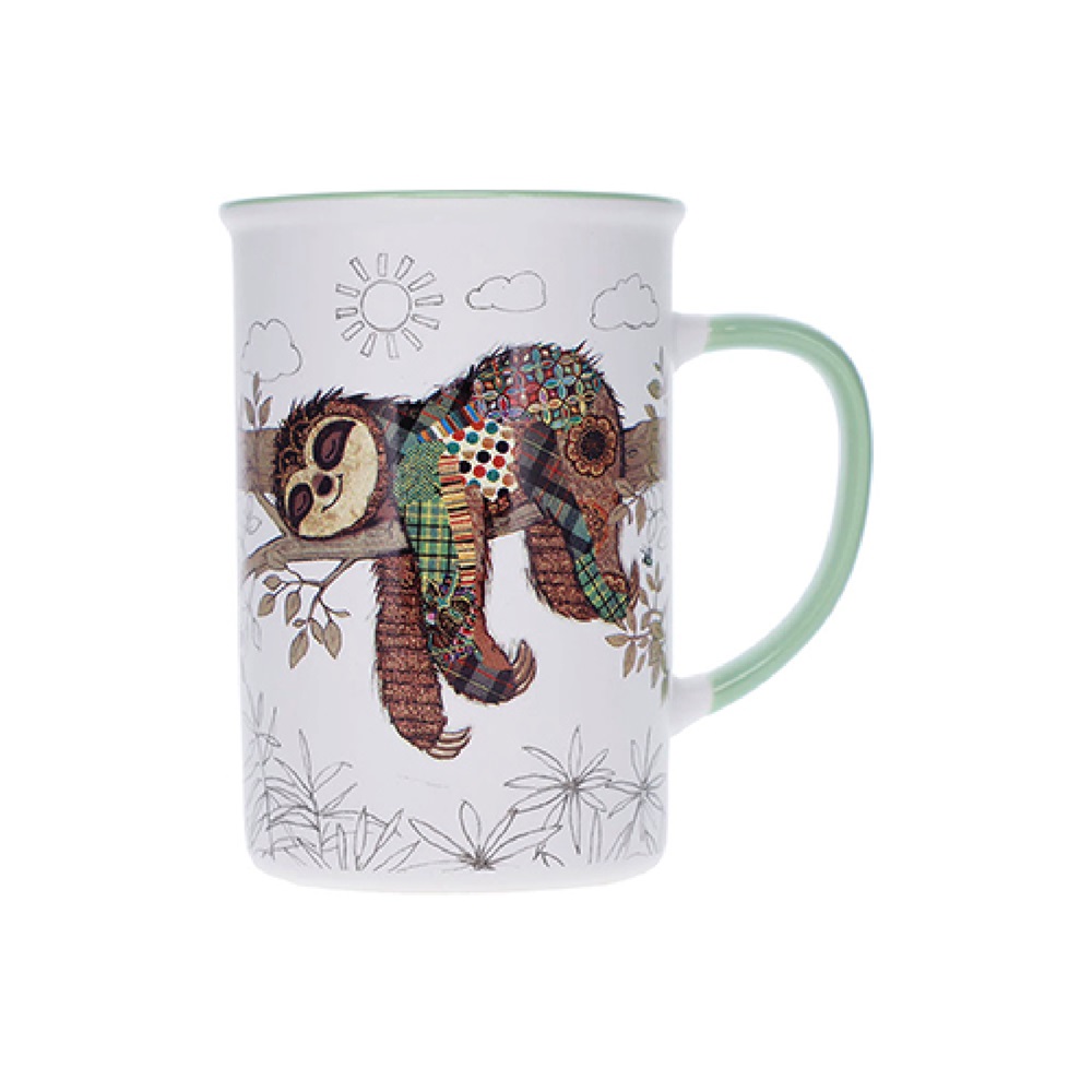 Mug timbale en porcelaine boite cadeau 36cl kook paresseux - kiub