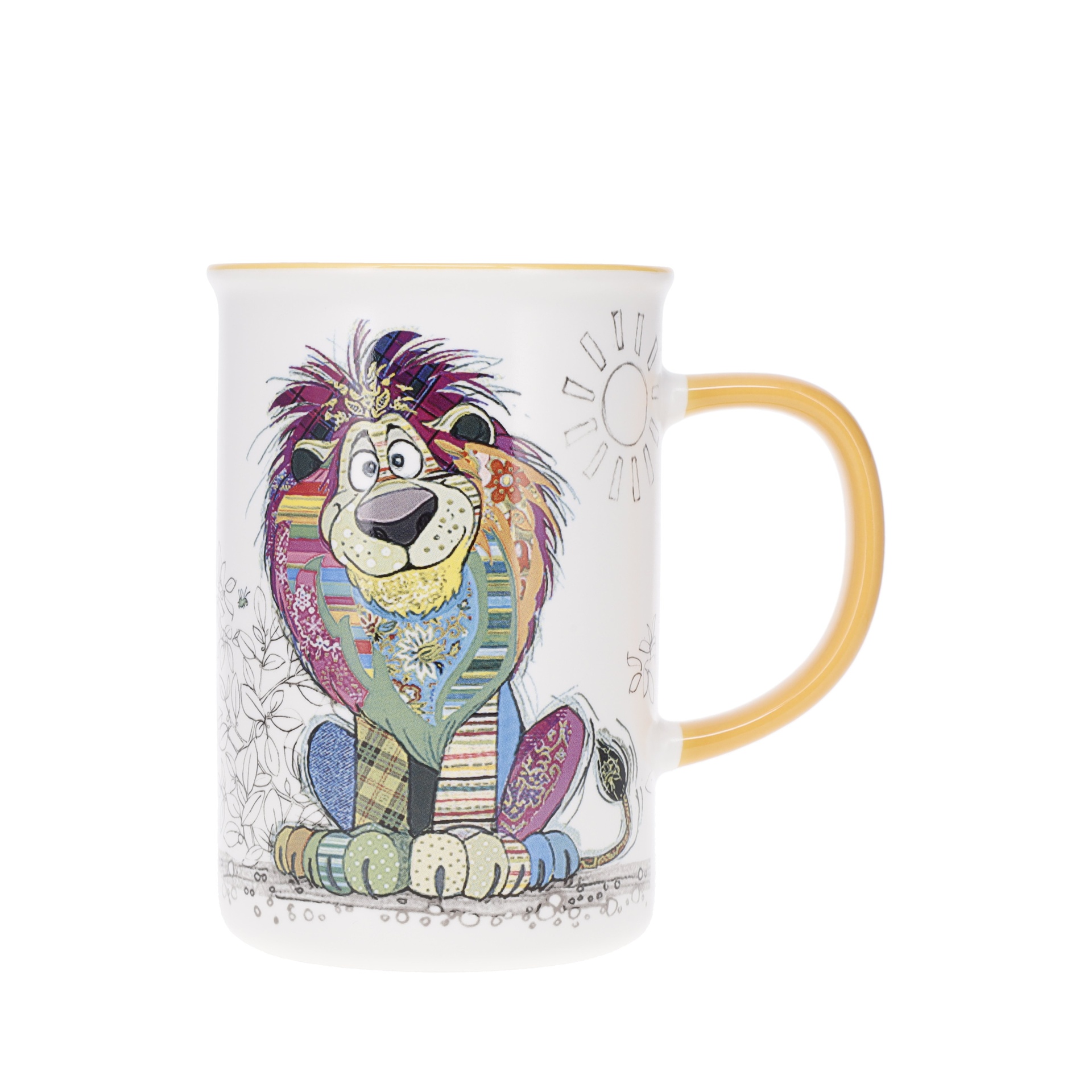 Mug timbale en porcelaine boite cadeau 36cl kook lion - kiub