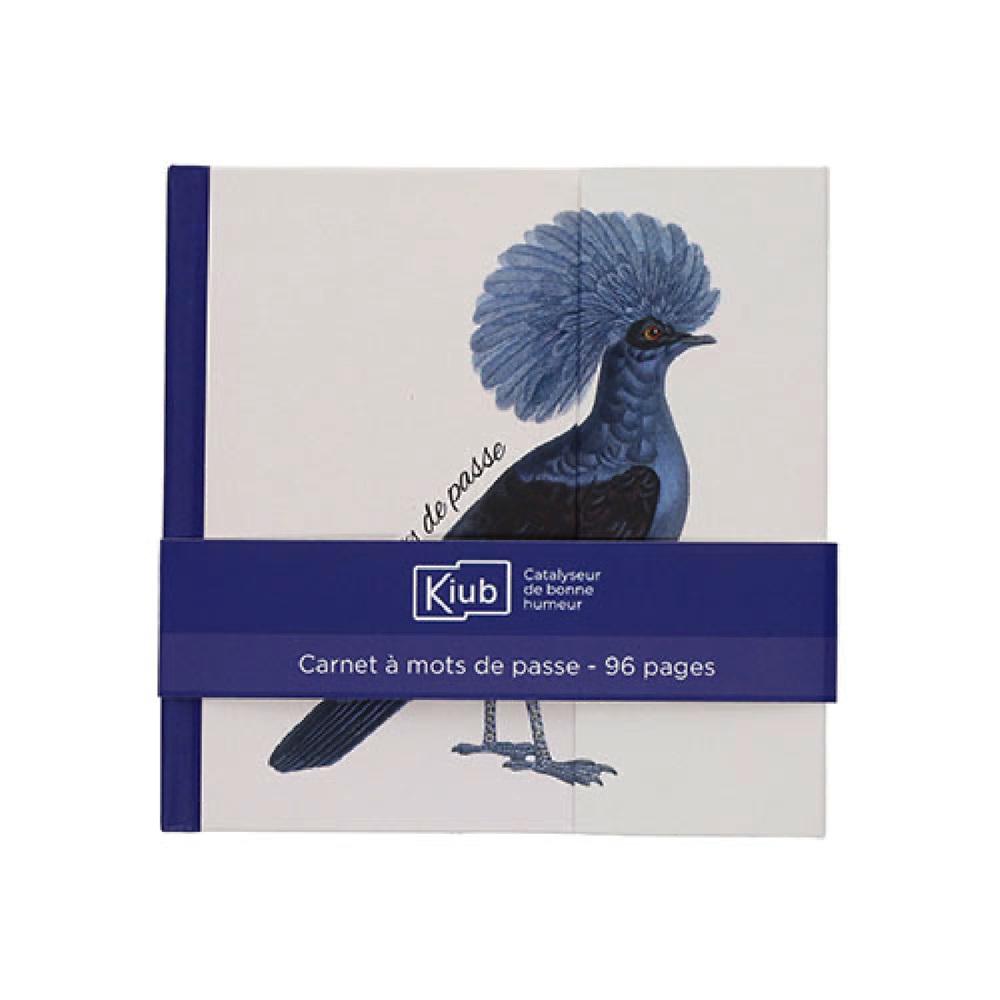 Carnet de mots de passe encyclopédia oiseau bleu - kiub