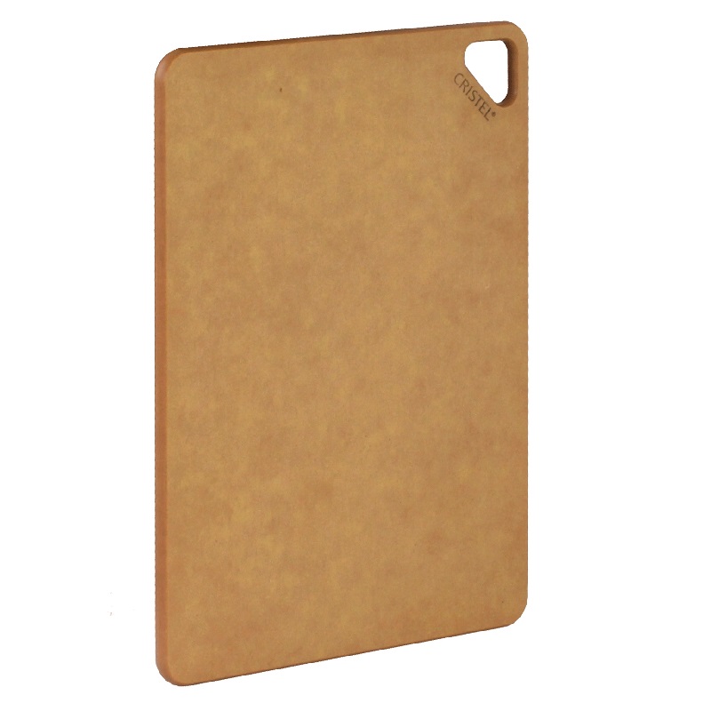 Planche a decouper rectangulaire en fibre de bois 20x15x06 cm - cristel