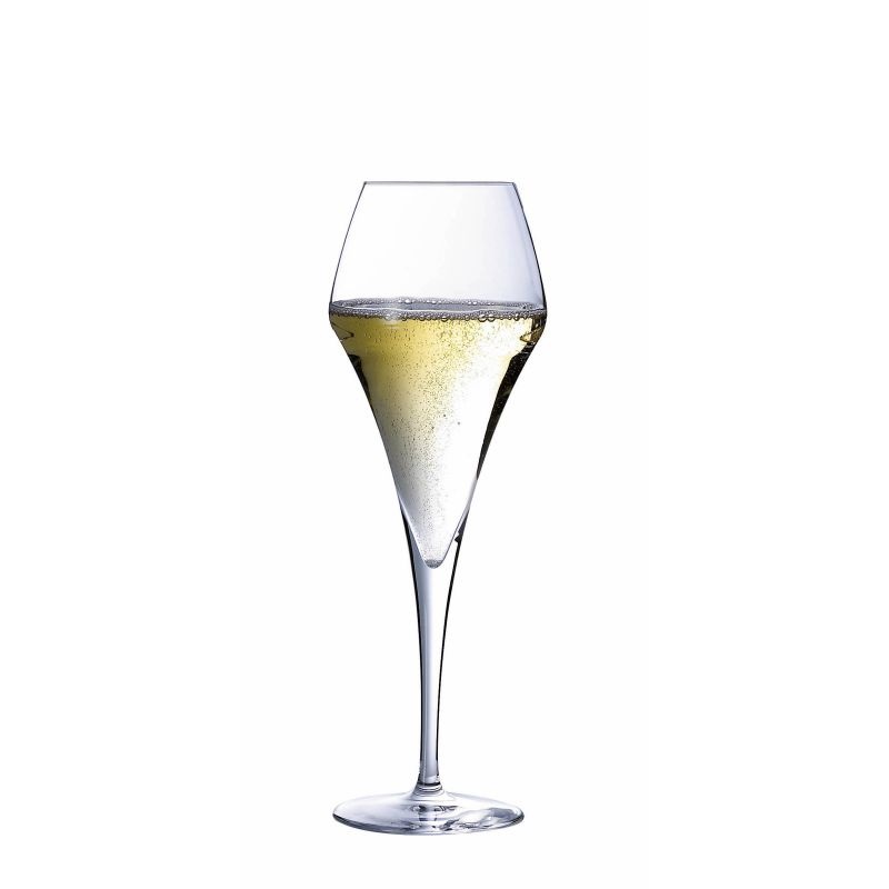 Arom up lot de 6 flutes a champagne 21 cl - chef et sommelier 