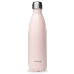 Bouteille isotherme - rose pastel 750ml - qwetch