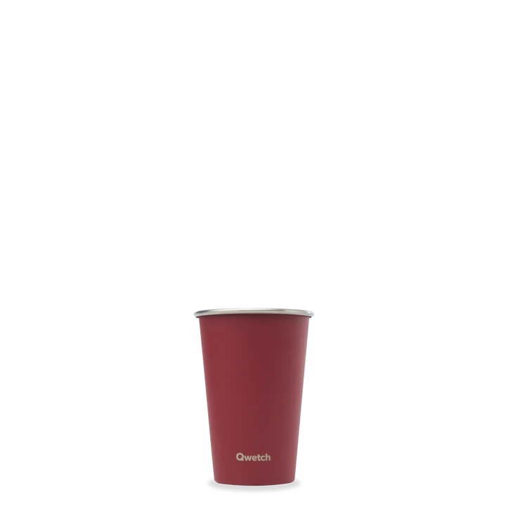 Gobelet en inox one granite rouge 470 ml - qwetch