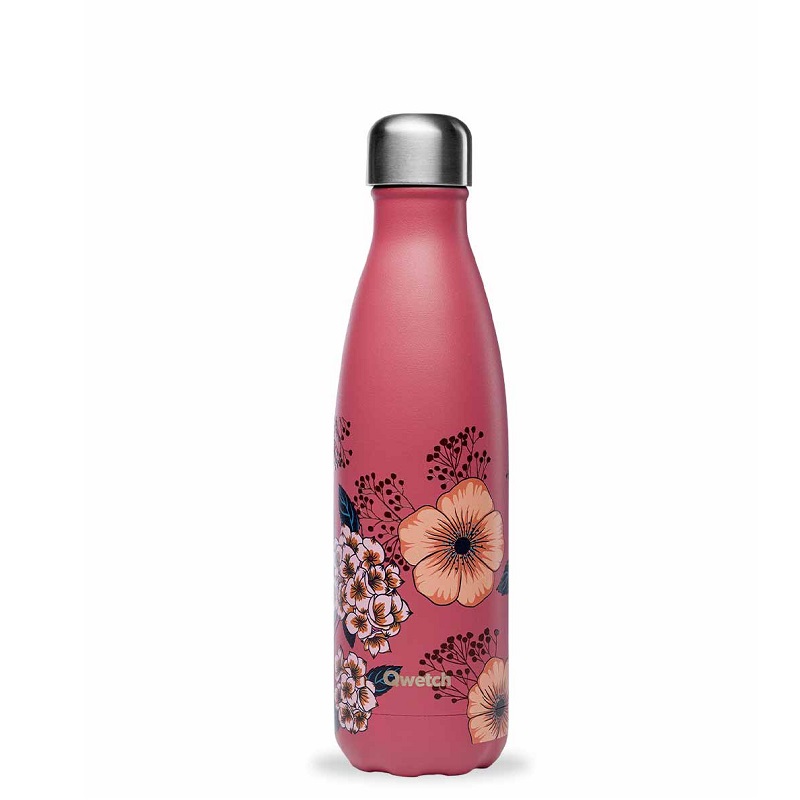 Bouteille isotherme - anemones 500 ml - qwetch