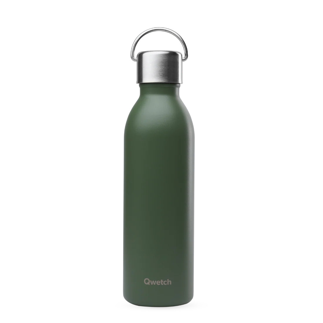Bouteille isotherme active kaki matt 600 ml - qwetch