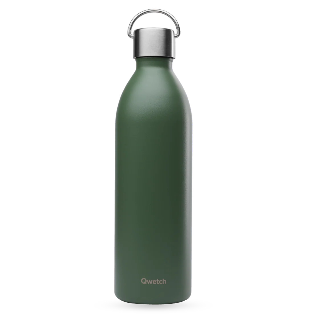 Bouteille isotherme active kaki matt 1000 ml - qwetch