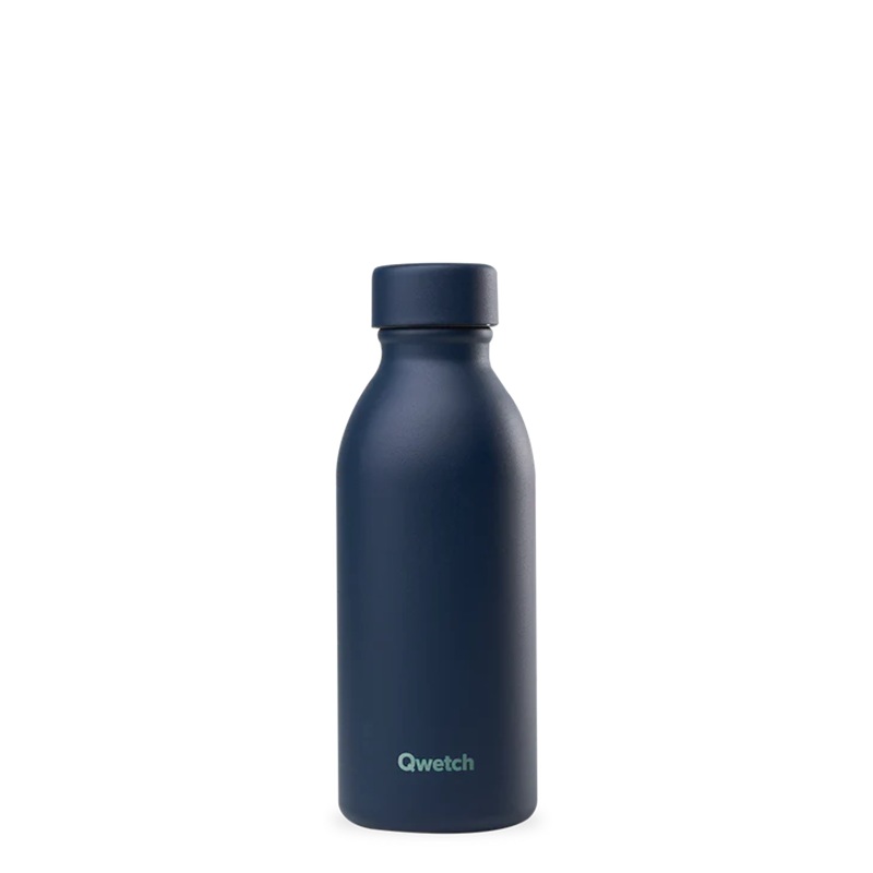 Bouteille isotherme icon matt bleu nuit 500 ml - qwetch