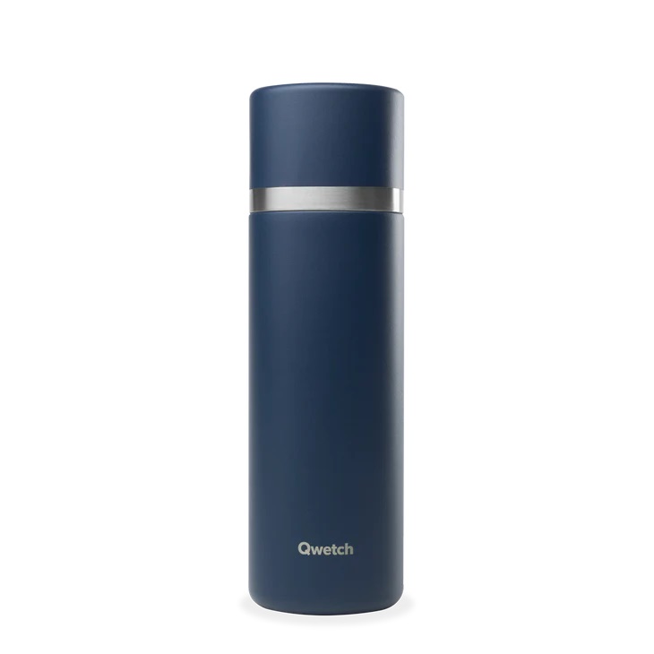 Bouteille isotherme thermo matt bleu marine 750 ml - qwetch