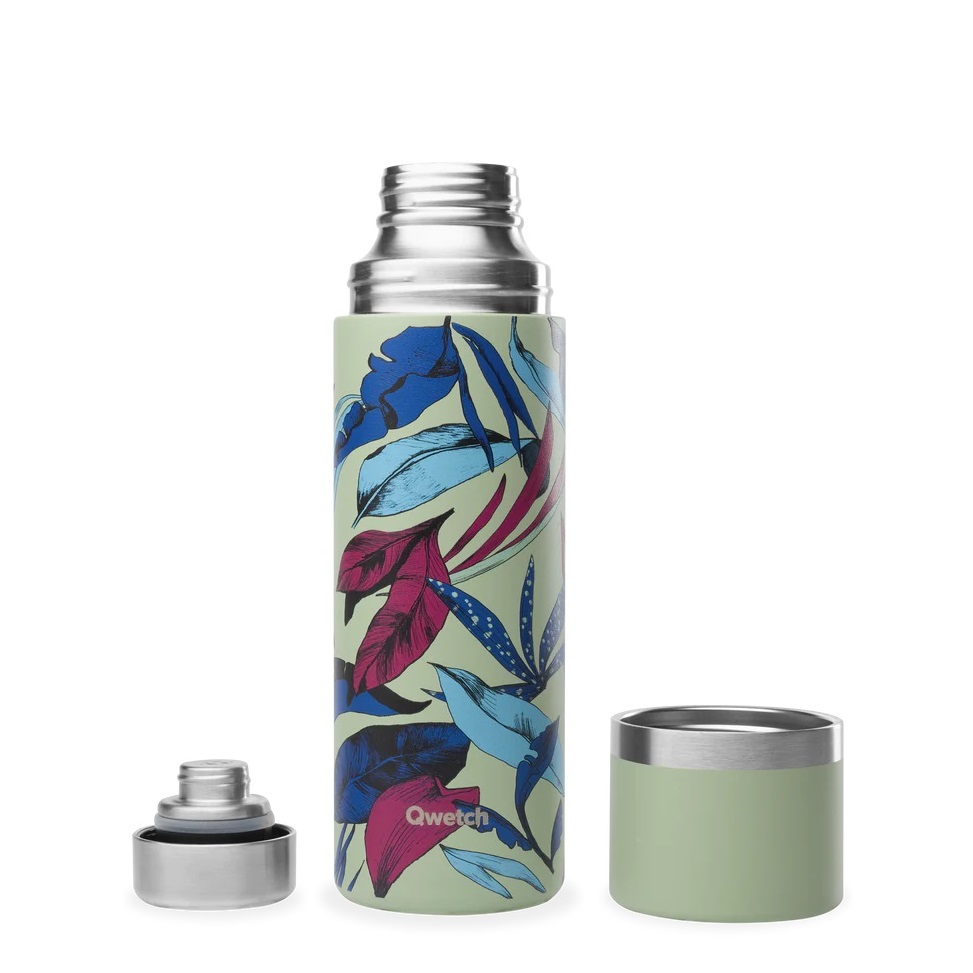 Bouteille isotherme thermo bahia vert tilleul 750 ml - qwetch