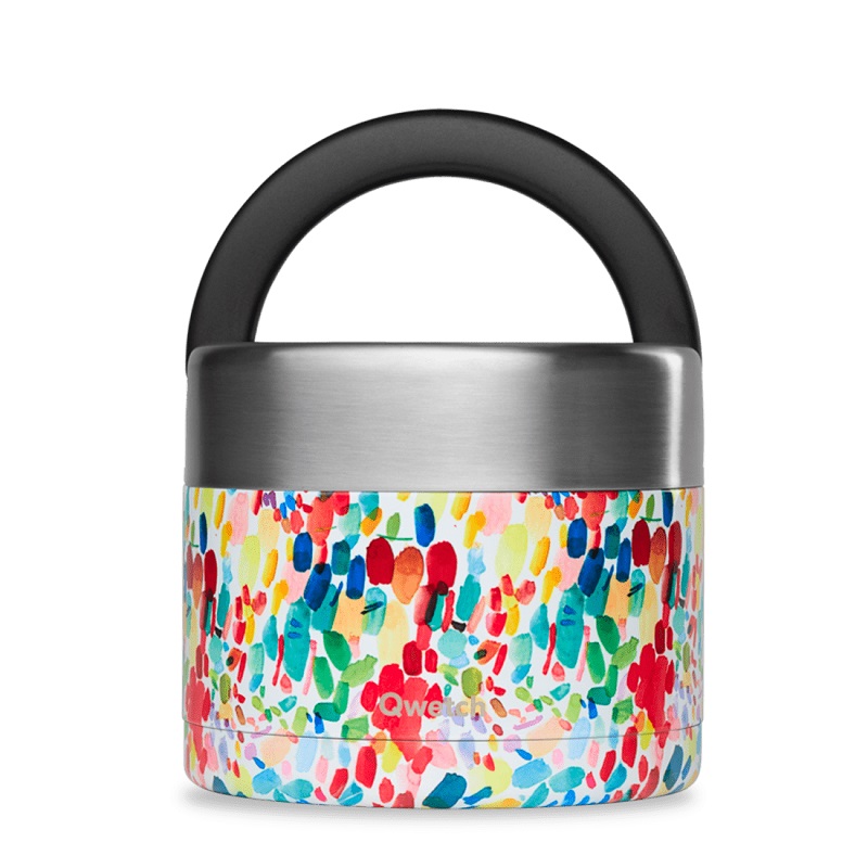Boite repas isotherme avec poignée de portage - arty 850 ml - qwetch