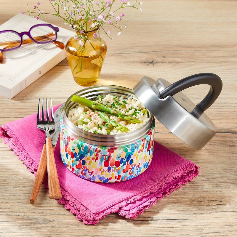 Boite repas isotherme avec poignée de portage - arty 850 ml - qwetch