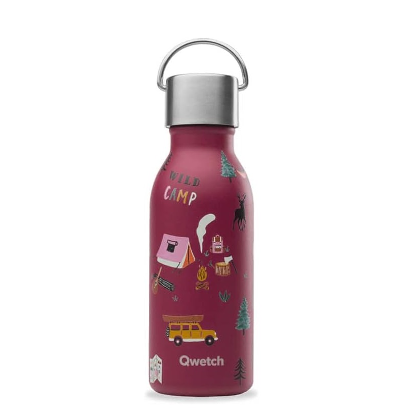 Bouteille isotherme - kids yosemite grenat 350 ml- qwetch