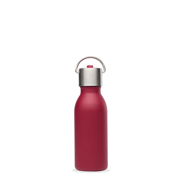 Bouteille isotherme - kids matt grenat 350 ml- qwetch