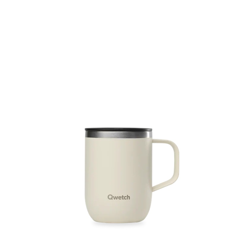Mug isotherme inox matt sable 350 ml - qwetch