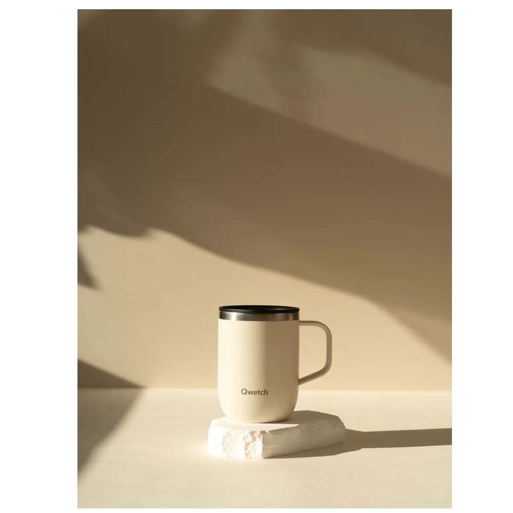 Mug isotherme inox matt sable 350 ml - qwetch