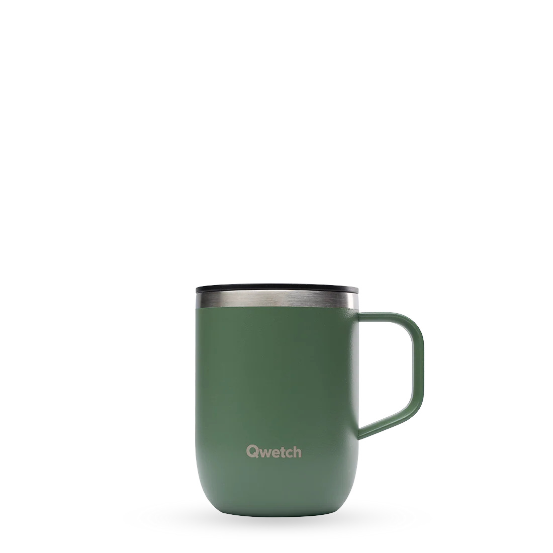 Mug isotherme inox matt kaki 350 ml - qwetch