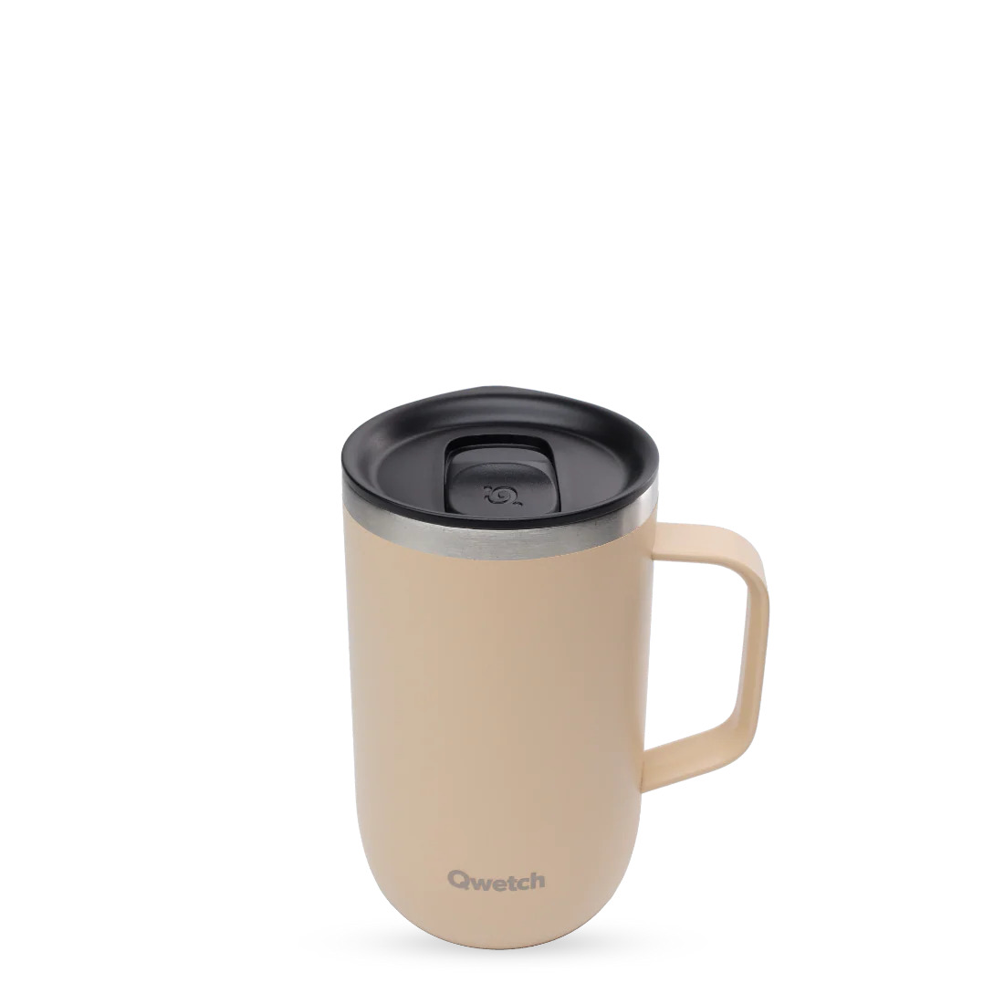 Mug tisanière isotherme inox matt lin 470 ml - qwetch
