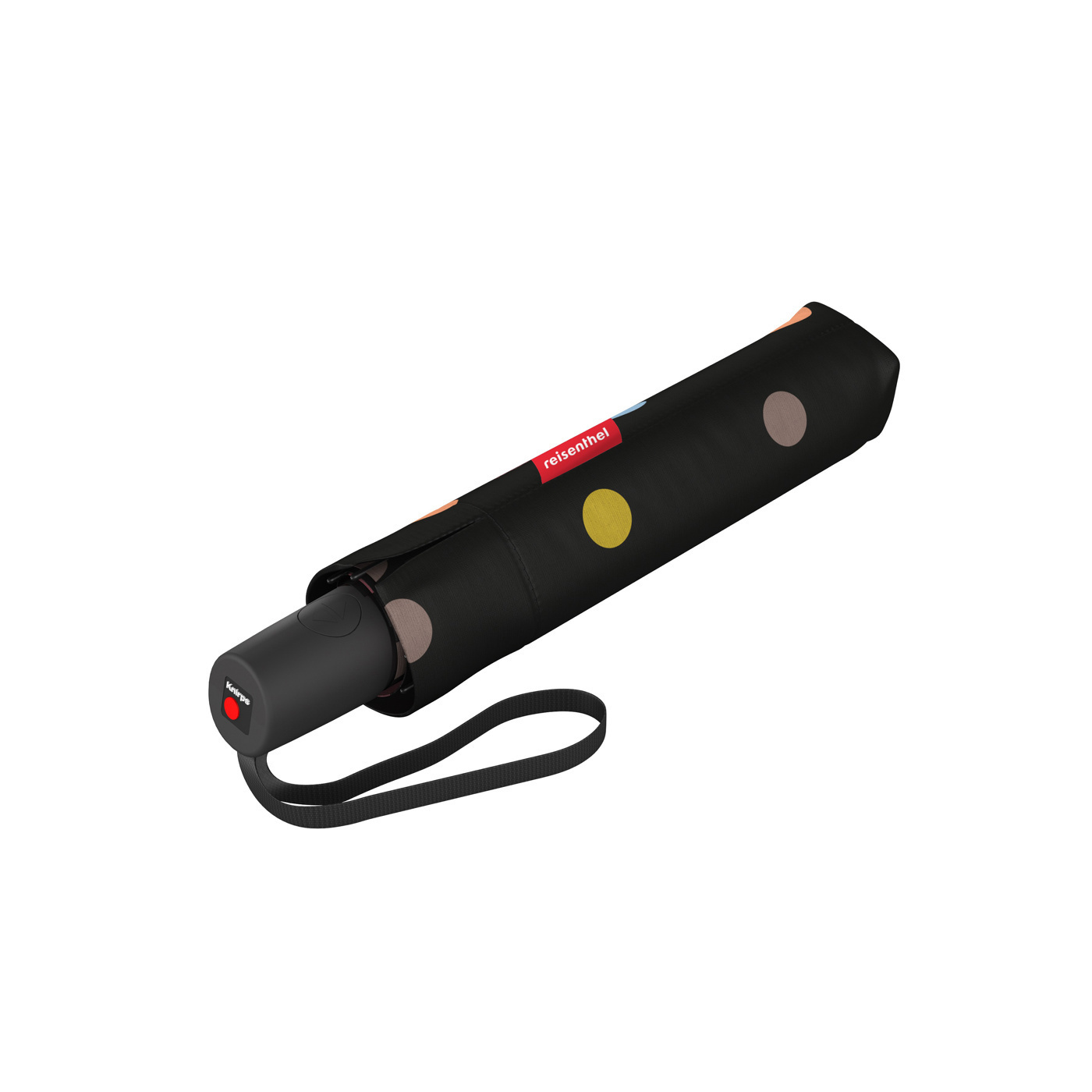 Parapluie pliable rétractable duomatic dots - reisenthel