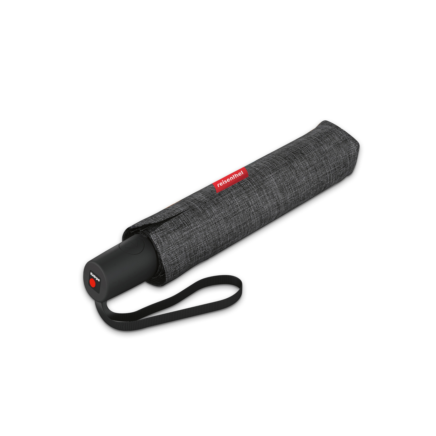 Parapluie pliable rétractable duomatic twist silver - reisenthel