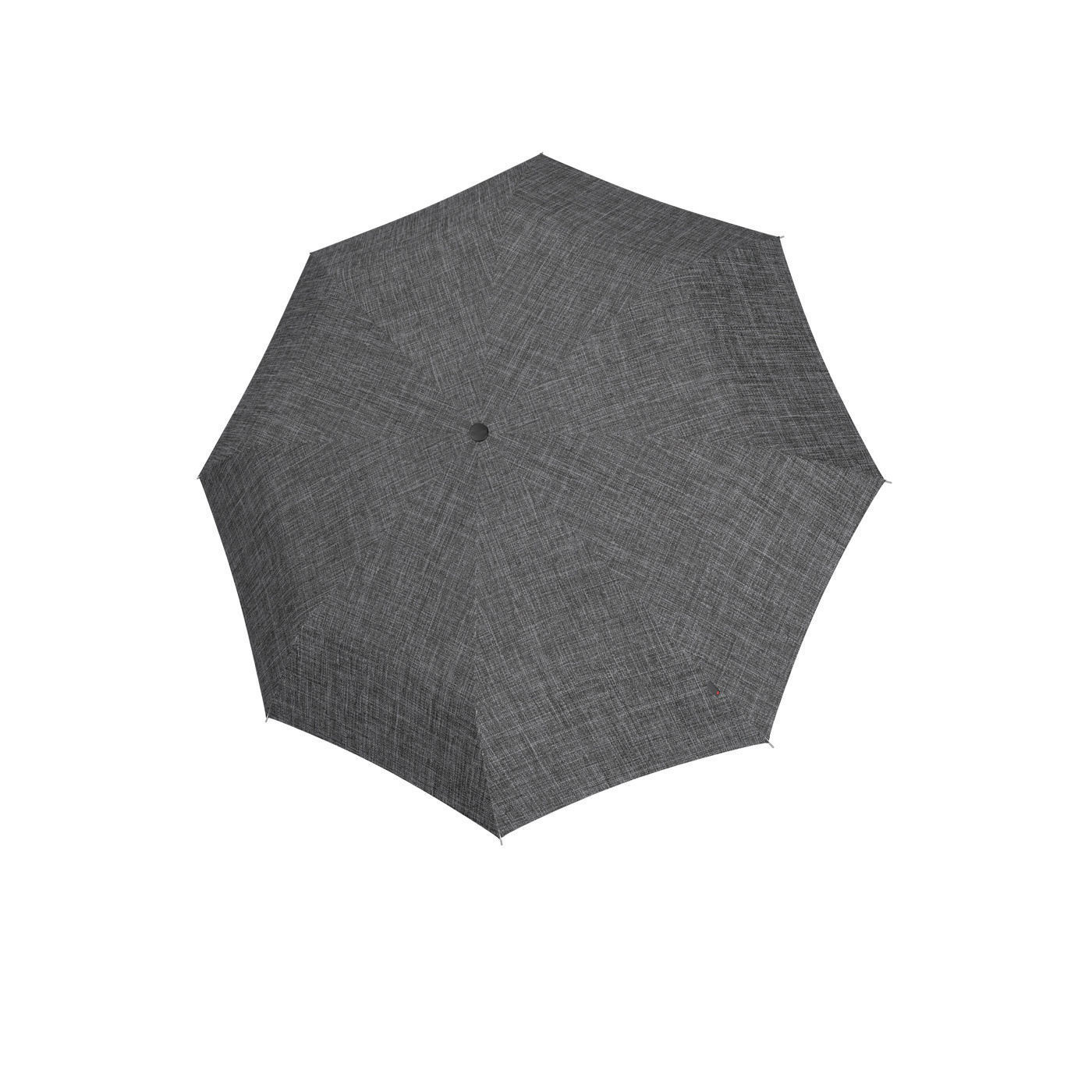 Parapluie pliable rétractable duomatic twist silver - reisenthel
