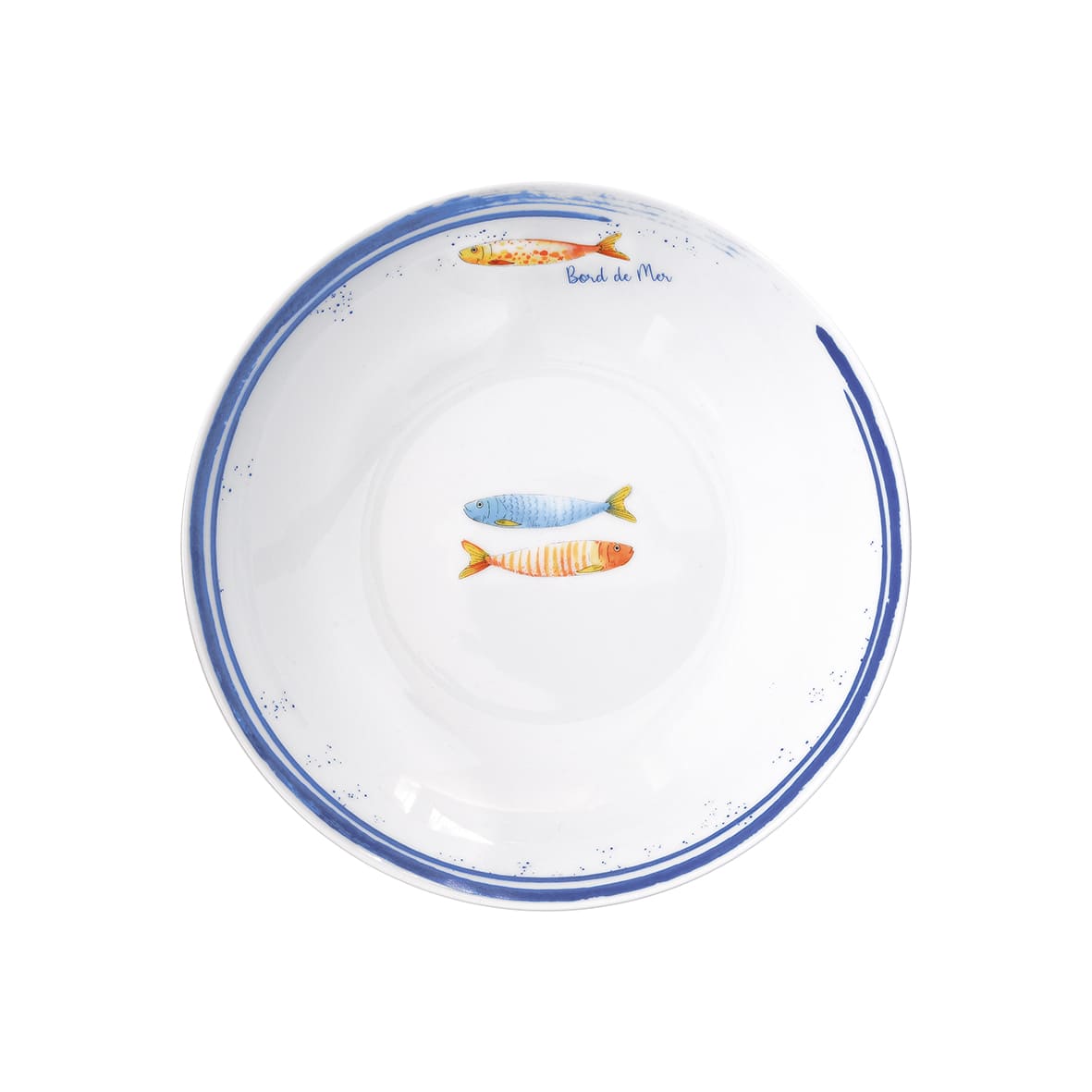 Service d'assiettes en porcelaine 18 pièces bord de mer - easylife 
